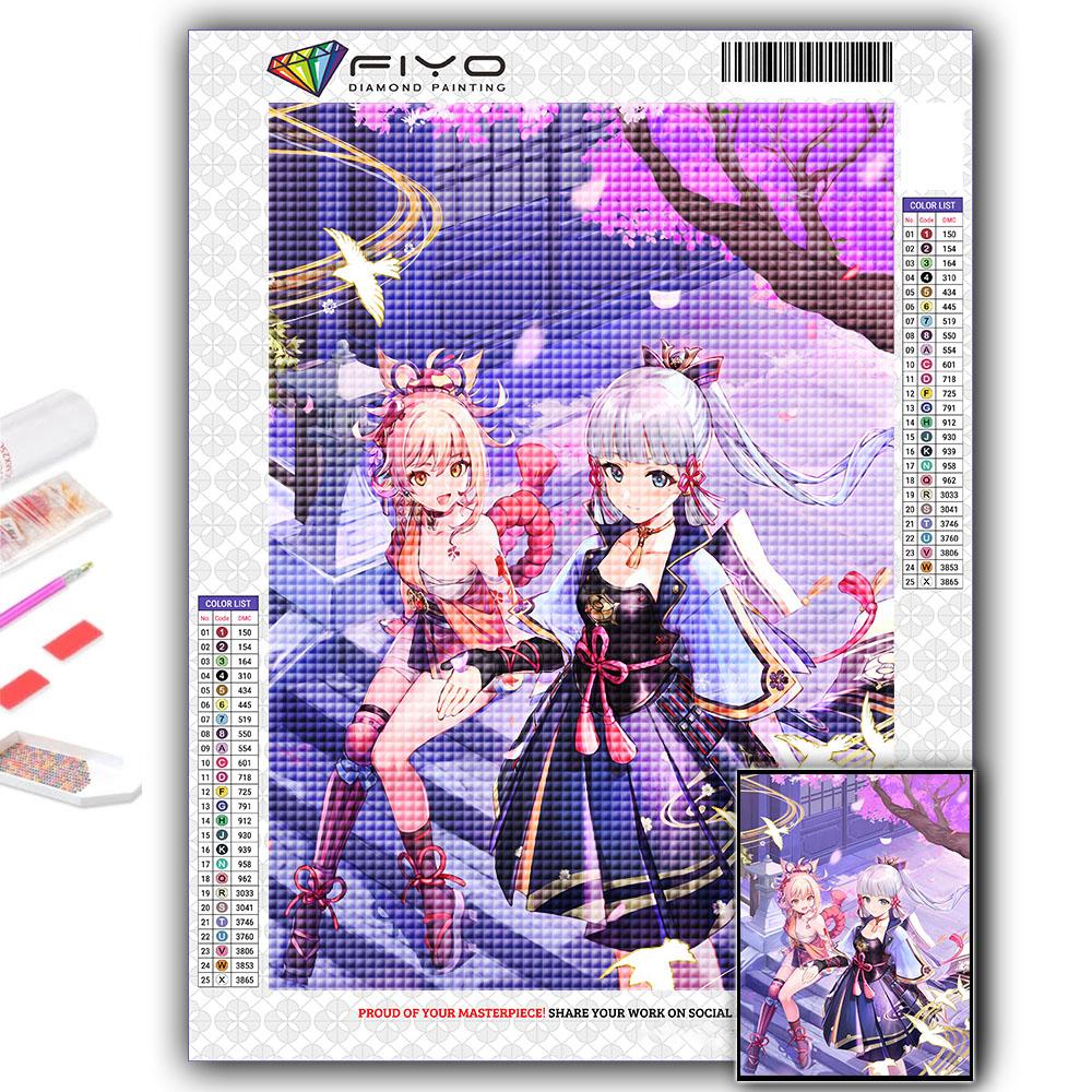 Diamond Painting Genshin Diamond Mosaic Craft Diamond Embroidery Painting