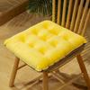 Seating Cushion Cute Color Matching Warm Plush Comfortable Fill Chair Pillow for Autumn Winter