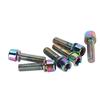 6pcs Bicycle Stem Screws Professional M5x18mm Aluminum Alloy Bike Handlebar Stem Screws for