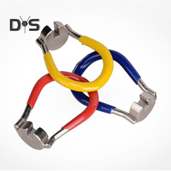 Bike Spoke Wrench Tool Steel Bicycle Wheel Spoke Tool Bike Rim Correction Kit for Adjust Cycling Wheel Tension