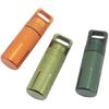 Aluminum Alloy Pills Box Waterproofs Medicine Box Case Keychains Holder Container Bottles Small Travel Medicine Bottle