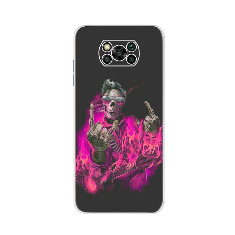 For Xiaomi Poco X3 Pro Back Cover 6.67" Cute Cat Patterns Transparent Bumper Cover For Xiaomi POCOX3 Pro POCO X 3 Cover Fundas