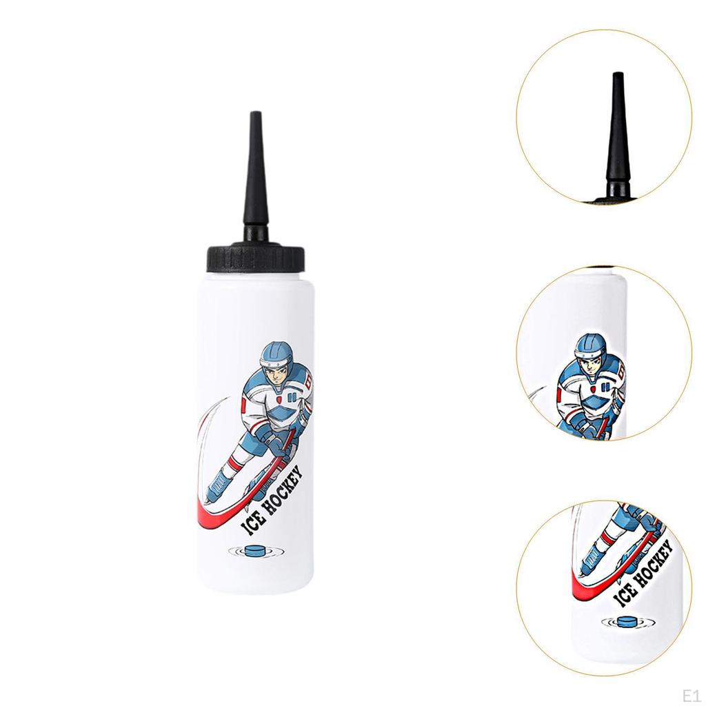 Láhev na vodu pro lední hokej, velká kapacita 1 l, pro cyklistiku/trénink/fotbal