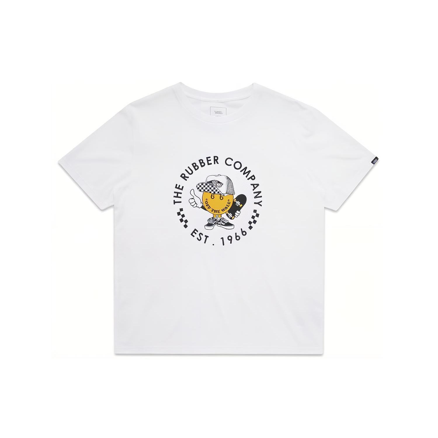 

Vans Мужская футболка с коротким рукавом и круглым вырезом, повседневная спортивная, с принтом мультяшного логотипа OTW, белая VN0A5F2OWHT S