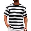 Maglietta da Uomo Casual alla Moda Girocollo Stampata Maniche Corte