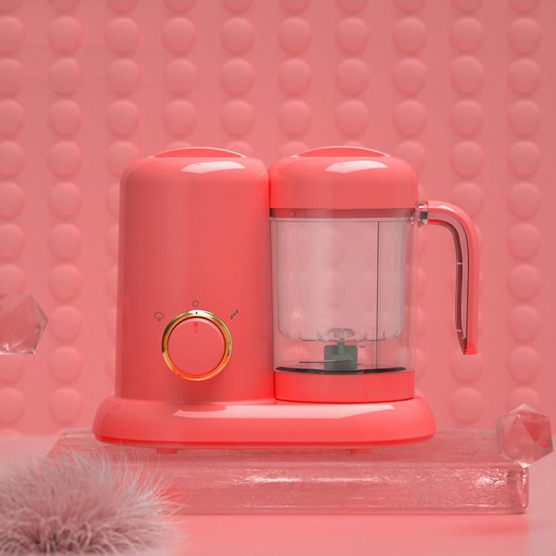 

Электрический блендер для детского питания 220 В, нержавеющая сталь, кухонный комбайн-пароварка 300 Вт, многофункциональный, измельчитель, блендеры, небьющийся красный