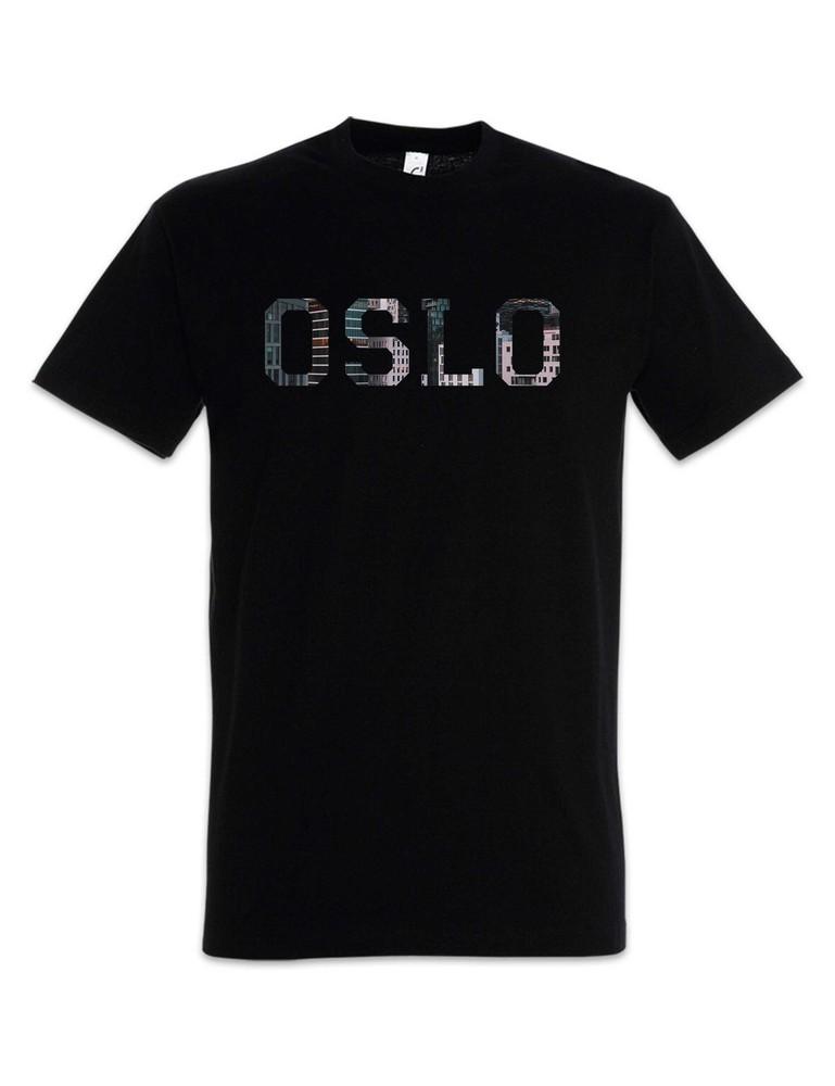 

Oslo T-Shirt Skyline City Ville Ciudad Norway Norvegia Noruega L