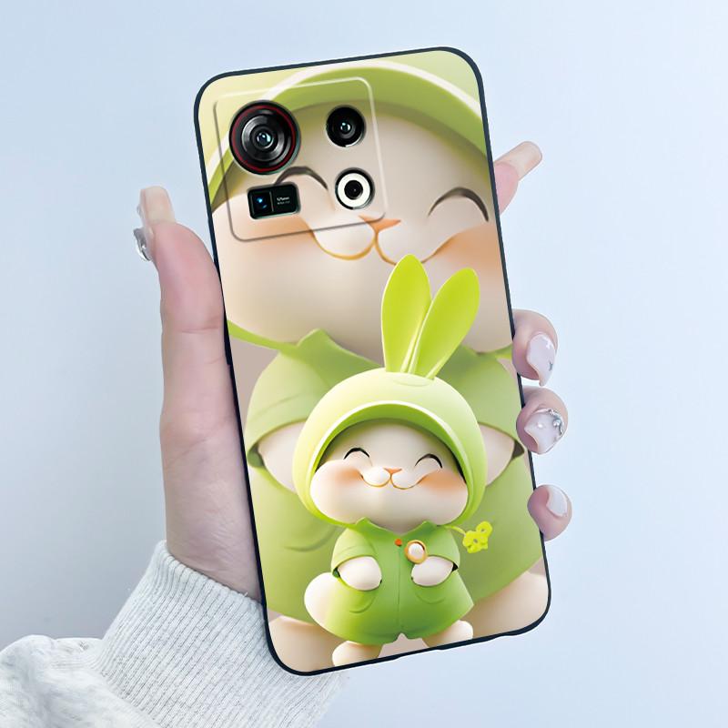Casing For ZTE Nubia Z40S Pro Case Aesthetic Luxury Cute Cool Boy Girl Cover Black Matte Soft TPU Silicone Shockproof Phone Case