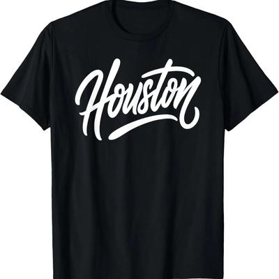 Houston Bayou City Vintage Souvenir Grafik T-Shirt Texas T-Shirt