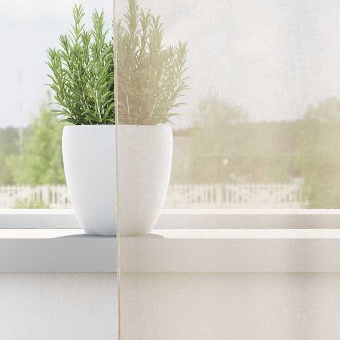 VidaXL Rideaux en voile avec œillets 2 pcs crème 140x300 cm, rideau en filet, rideau transparent, voile de fenêtre, 4102076