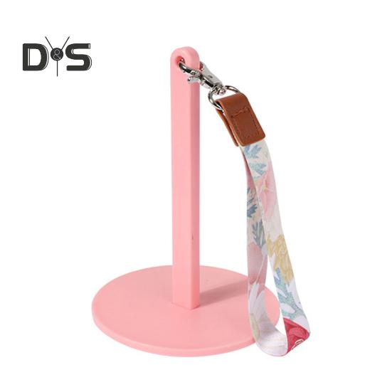 

Портативний наручний тримач пряжі зі шнурком Тримач м’яча для в’язання гачком Спиннер Органайзер Диспенсер Аксесуари для в’язання гачком рожевий