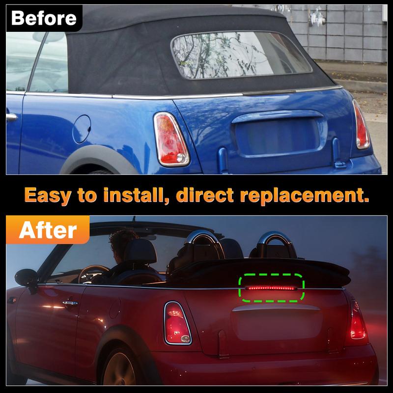 For 2005 2006 2007 2008 Mini Cooper Convertible R52 Car LED 3rd Brake Light Car Rear High Brake Light 63256961016 63256961015