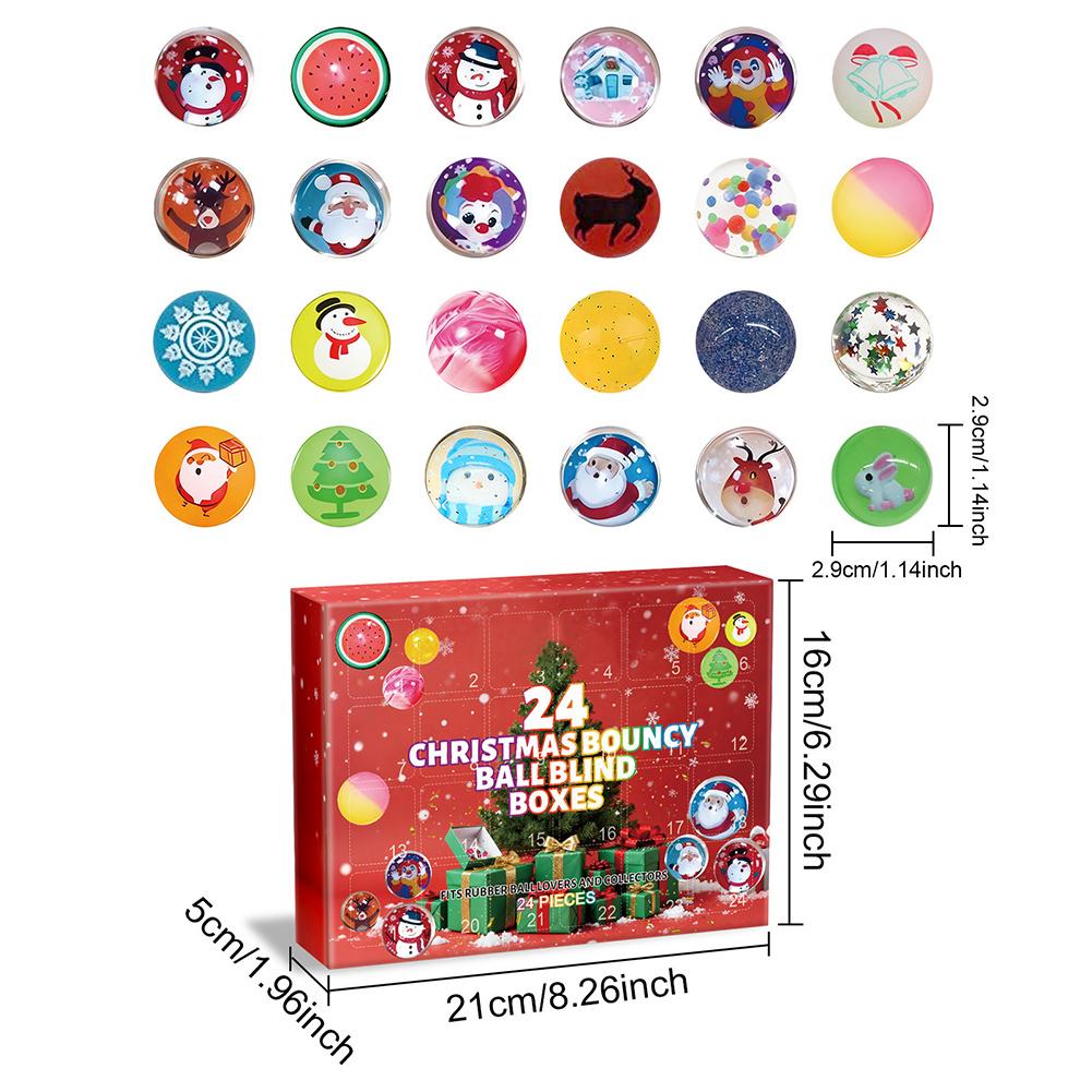 Small Bouncy Balls For Kids 24 Unique Designs Daily Unboxing Fun For Holiday Present Exchange