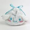 Cinnamoroll Round Drawstring Pouch Bag White