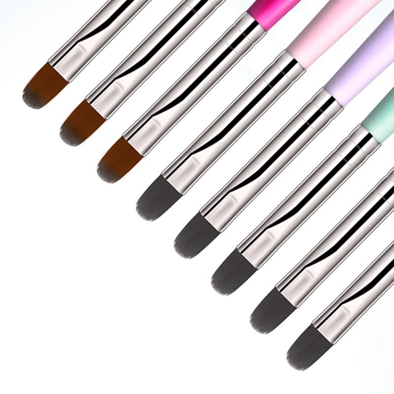 1 STÜCKE Nail art Pinsel Stift 3D Tipps Muster Phototherapie Acryl UV Gel Verlängerung Builder Beschichtung Malerei Stift DIY Maniküre Werkzeuge