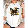 European Size Butterfly HELLO AUTUMN Home, Leisure, Fashion, Versatile, Commuting, S,  Versatile, Comfortable S Heavyweight Pure T-shirt