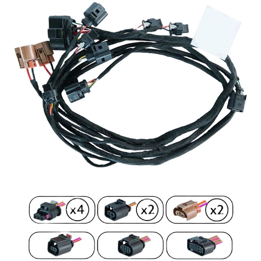 

24382-4BA1B Black Front Bumper Wiring Wear Resistant Non-deforming Easy To Install Quick Install For Passat B6 China Mainland