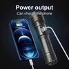 High Power XHP70 Flashlight Rechargeable LED Torch Telescopic Zoom Light For Camping Waterproof Lamp