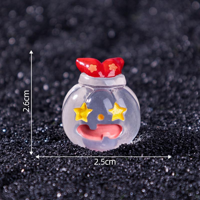 Luminous Halloween Clown Pumpkin Cute Particle Decorative Accessories Micro-landscape Desktop Small Ornaments
