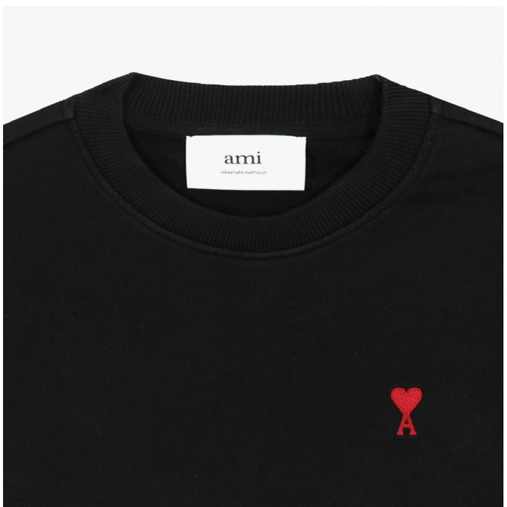 Ami Small Heart Logo Sweatshirt Bfusw035 730 001