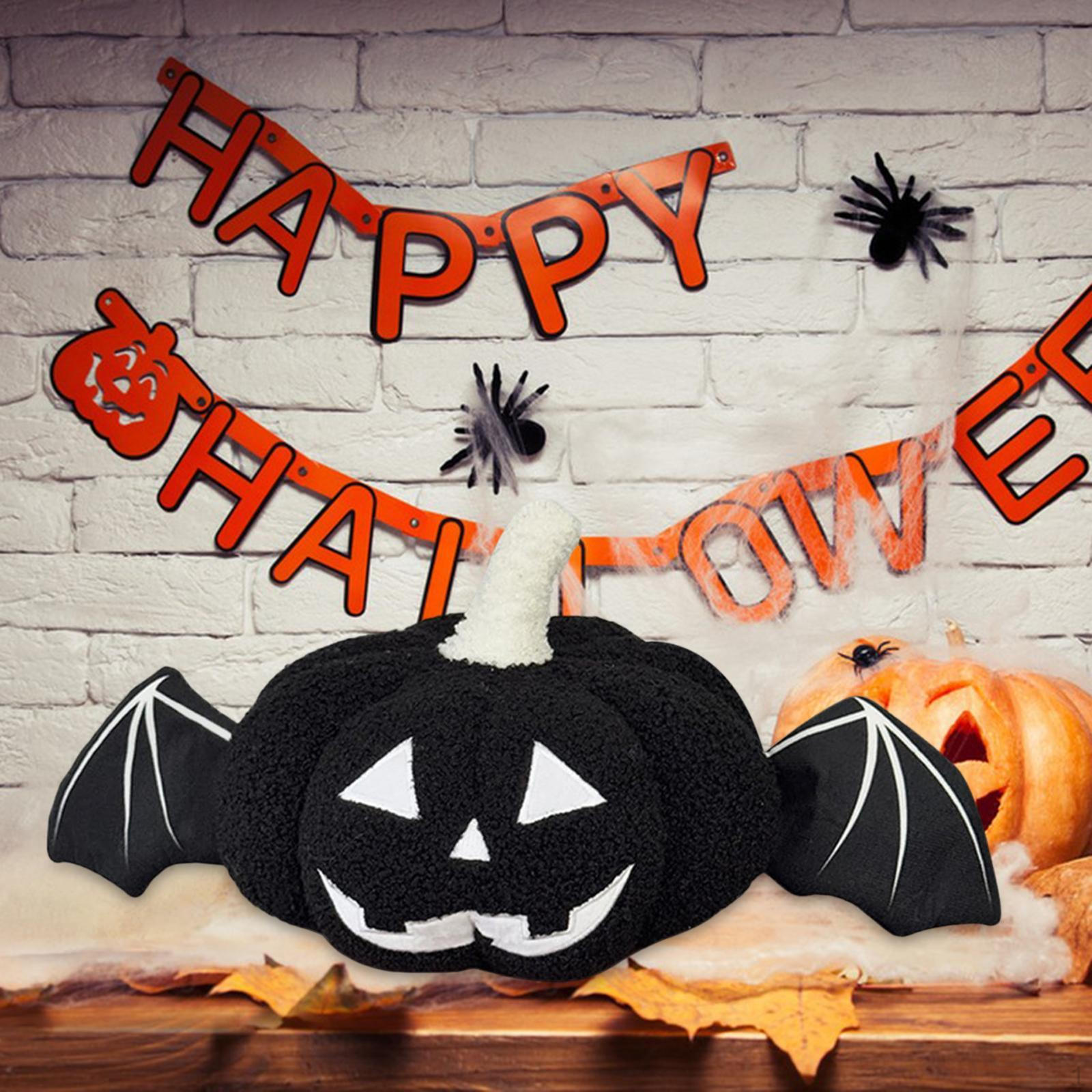 

Halloween Pumpkin Throw Pillow Decorative Home Decor Gift Props Sofa Cushion for Holiday чорний