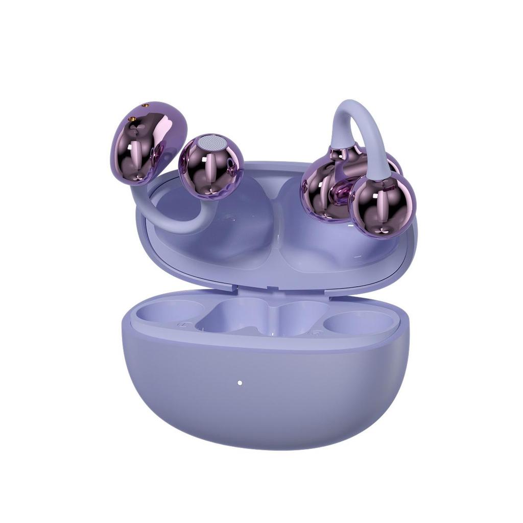 OWS Wireless Bluetooth Ear Clip-On Headphones: Long Battery Life, Low Latency, Ideal for Sports and Gaming