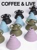 Collapsible Coffee Filter Portable Silicone Drip Coffee Tea Holder Funnel Basket Reusable Tea Pot Cake Cup Coffee Filter Dripper