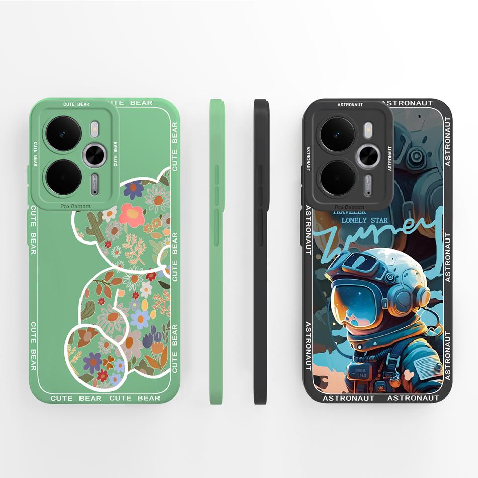 Für Realme 14 Pro Plus 14T 14X Hülle Niedlicher Panda Weiches Flüssigsilikon Vollschutz Handygehäuse Für Realme14 Rückabdeckung Funda