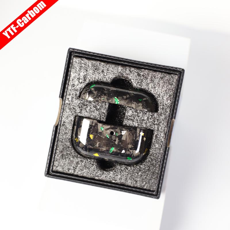 YTF-carbon Carbon Fiber case For AirPods 3 Wireless Charging Bluetooth Headphone Skin Cover for AirPods pro2 Thin and light AirPods Pro2
