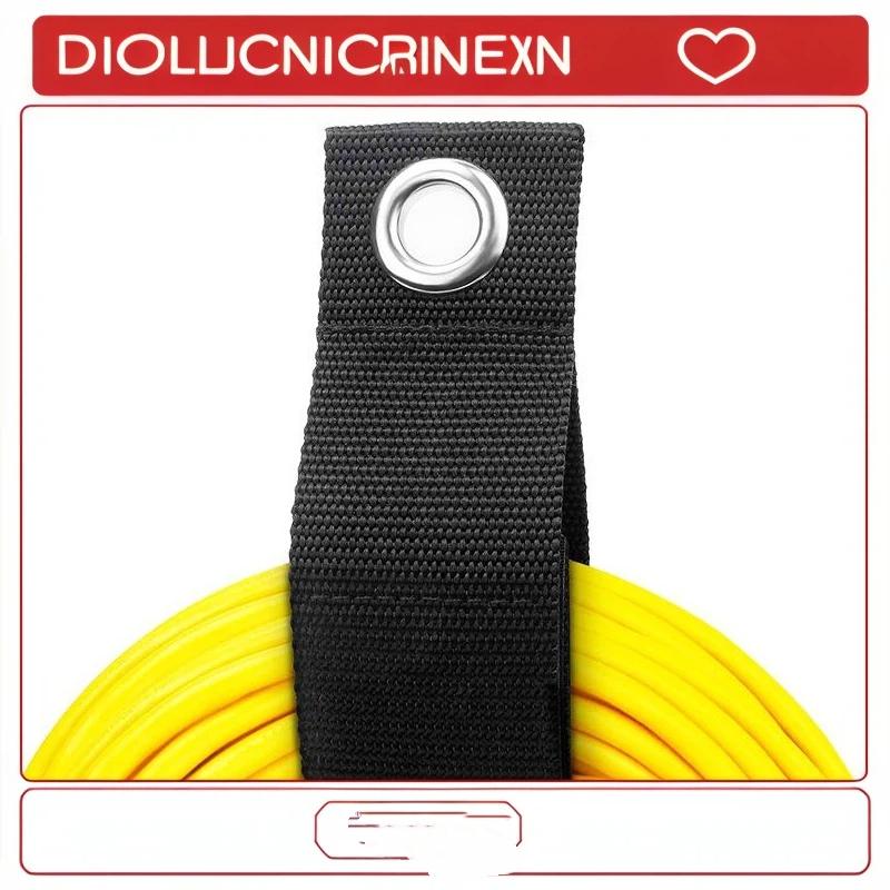 Heavy-Duty Storage Straps Reusable Extension Cord Ties Garage Organizer For Cable Hose Power Cord Rope Strap Loop Hangers