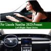 For  2024 Lincoln Nautilus Dashmat Dashboard Cover Trument Panel Anti-Dirt Sunscreen Ulation Protective Pad Ornaments