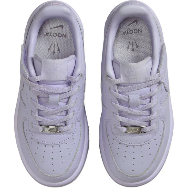 NOCTA X Nike Force 1 Low PS Certified Lover Boy - Palest Purple Kids Sneakers Cobalt-Tint Metallic-Silver HQ1773-500