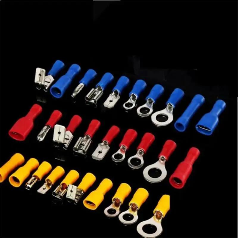 ZEXEF 280/140pcs Cable Lugs Assortment Wire Flat Female and Male Insulated Electric Wire Cable Connectors Crimp Terminals SetV