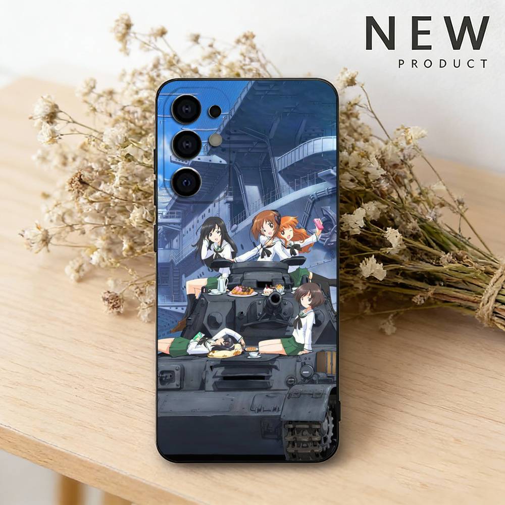 G-Girls U-Und Anime P-Panzer phone Case For Samsung S26,25,24,21,22,23,30,20,Ultra,Plus,Fe,Lite Black Soft Cover