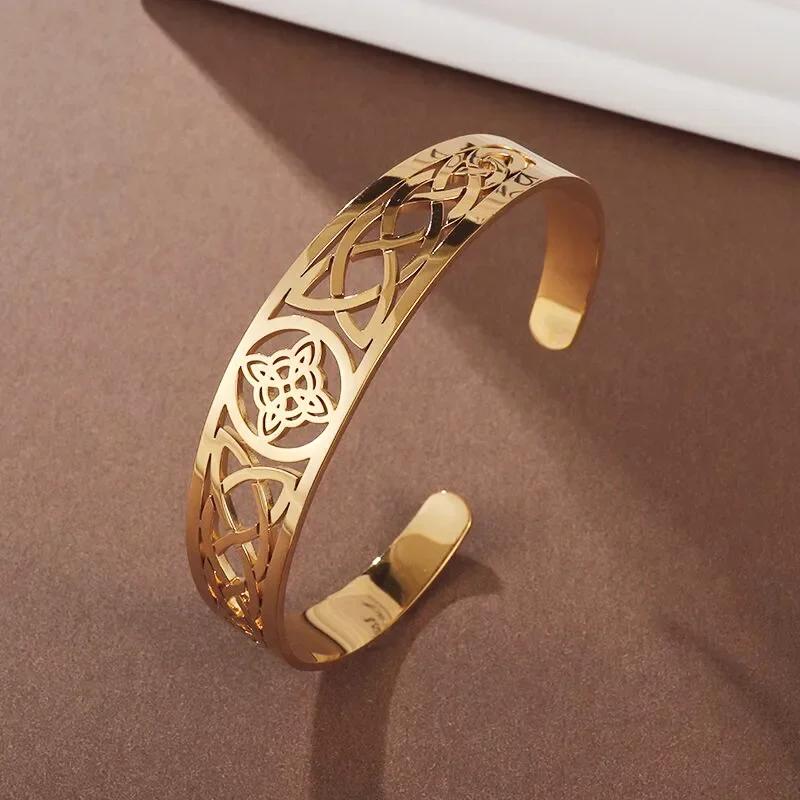 Exquisite Shining Star Zirconia Open Bracelet Fashionable Women's Evening Bracelet Girls Trendy Party Jewelry Gift