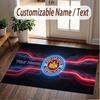 Custom Rug West Ham United football Pattern Print Name Text Soft Non‑Slip Floor Carpet for Home Indoor Decoration