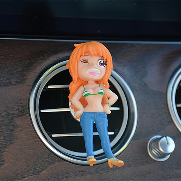One Piece Luffy Car Dashboard Figure Air Vent Perfume Gift Box