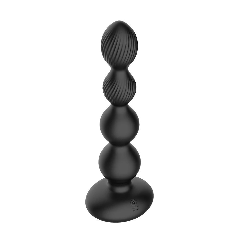 Nexus - Tornado Rotating Bead Anal Probe with Remote Control Black