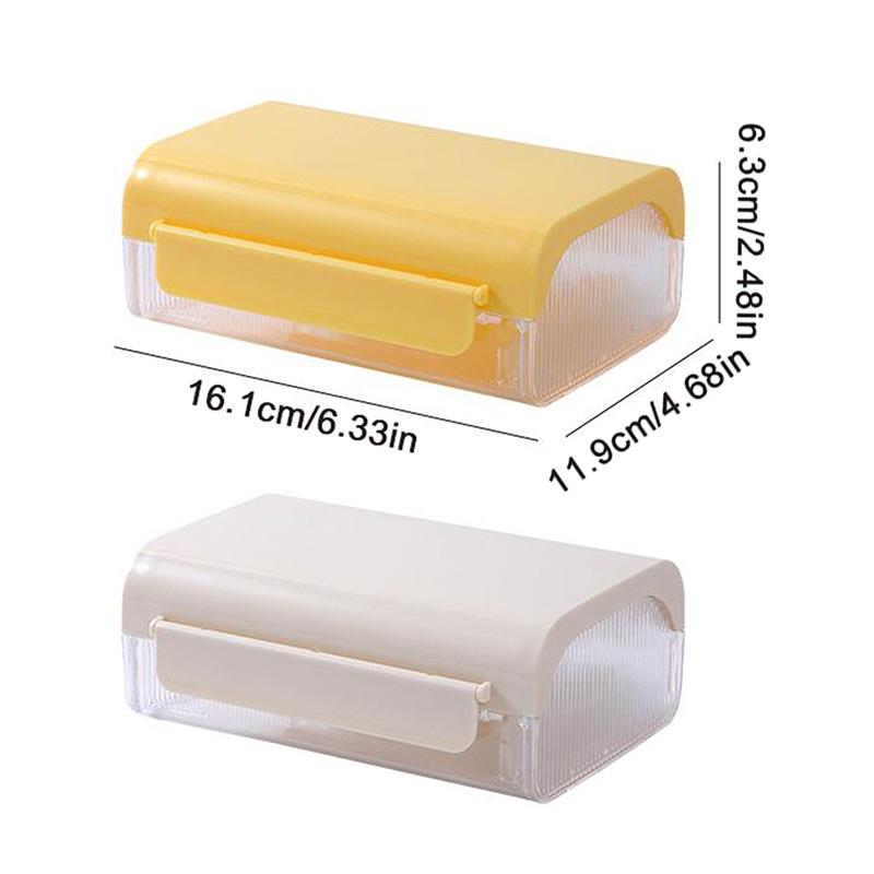 Butter Dish With Cover Butter Fresh-Keeping Box With Cutter Slicer Countertop Butter Box For Home Cheese Storage Box