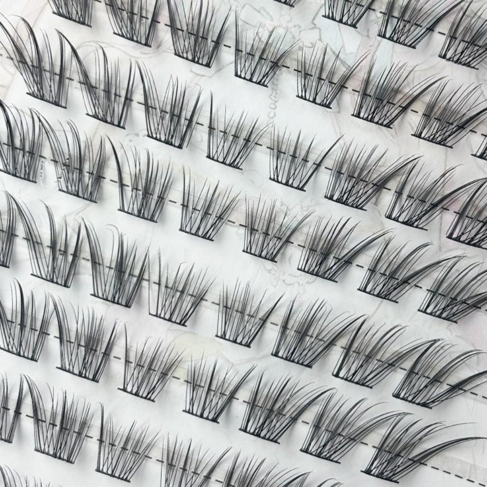 Self Adhesive/Without Glue 80 Clusters False Eyelashes Anime Style False Eyelashes  Daily/Party