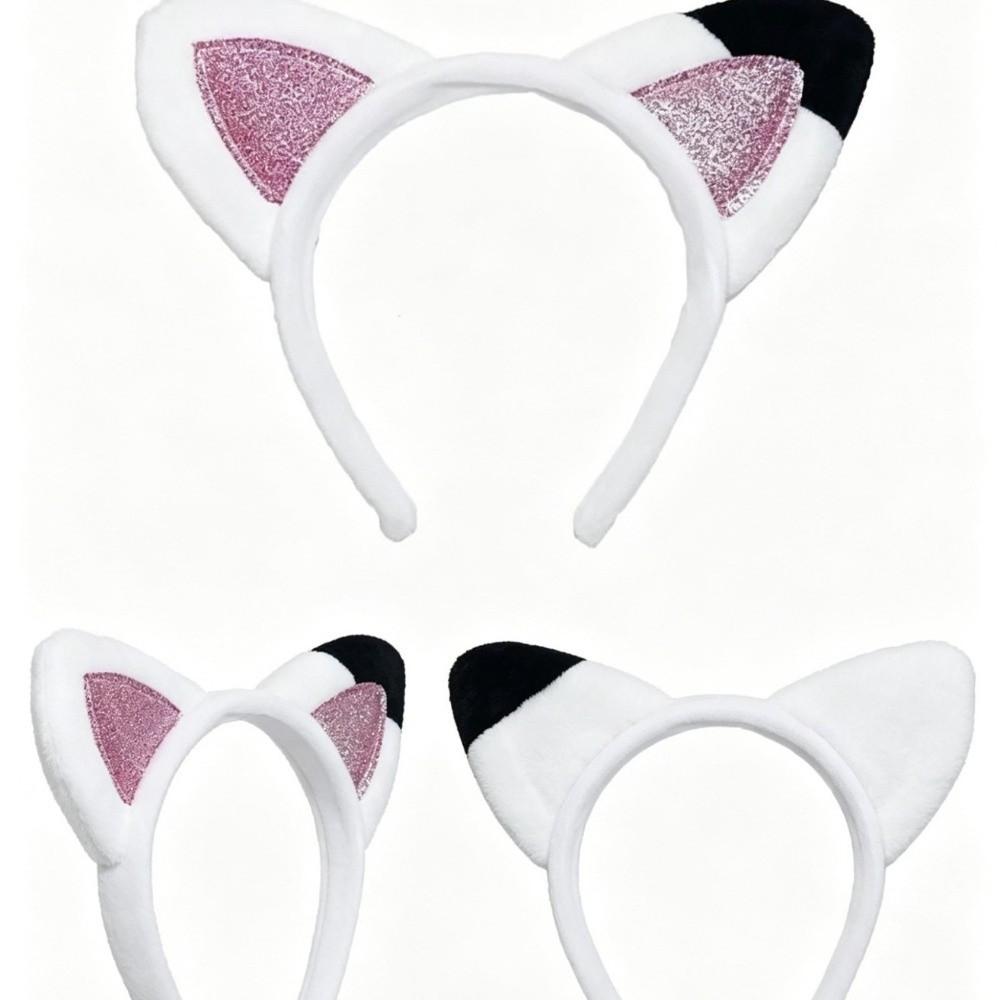 Korean Style Cat Ears Headband Thin Hair Hoop Funny Headwear  Gift