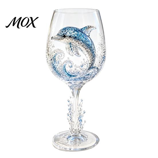 Küsten-Wohnkultur Meeresleben Weinglas, 3D Ozean-Thema Borosilikatglasbecher, Künstlerische Kreatur Einzigartiger Kelch für Cocktails Und Raffinierten Eiskaffee