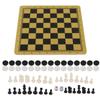 3 In 1 Wooden Chess Board Set Travel Games International Chess Checkers Toy Game Board Toy