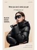 Black Gold Women's Long Goose Down Jacket 2025: Thick Winter Coat, Over-Knee, Unisex Couple Style.