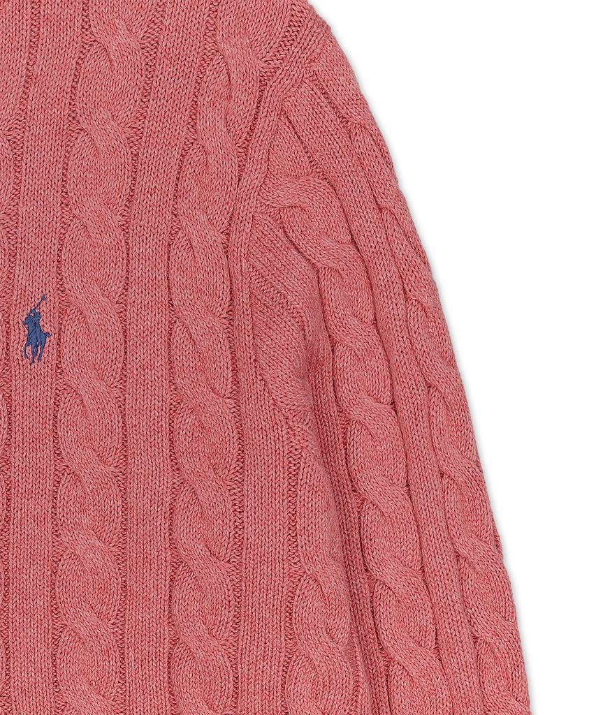 POLO RALPH LAUREN Cable Knit Cotton Sweater - Red