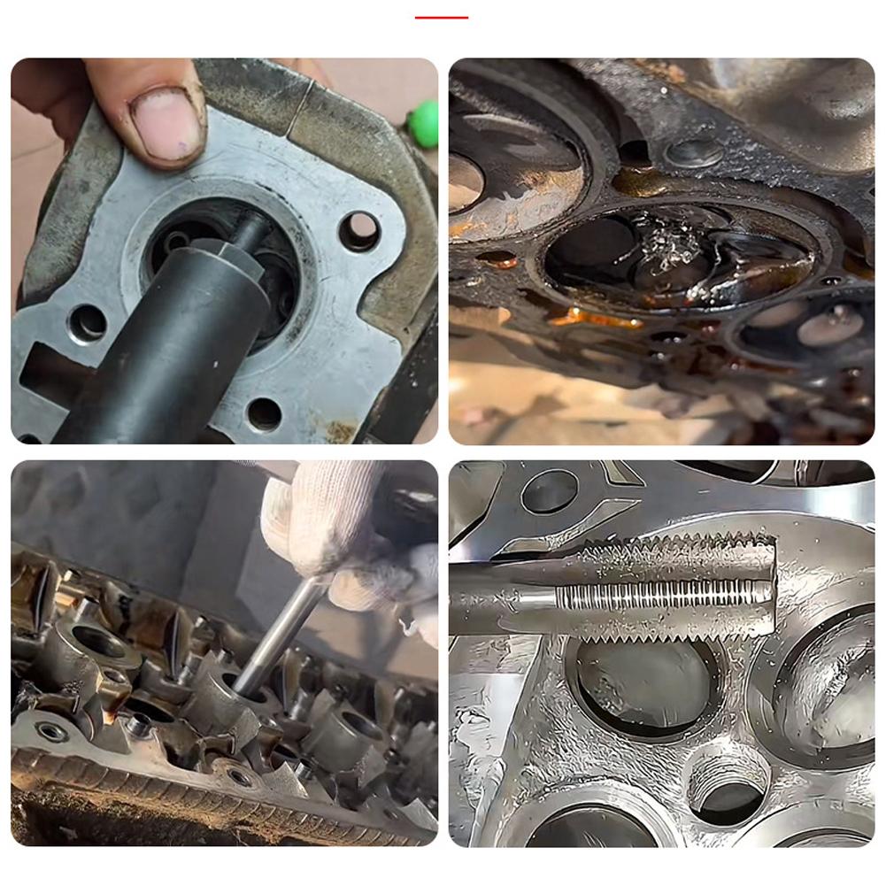14mm Car Spark Plug Repair Tool Rethreading Helicoil Thread Repair Tool Kit Spark-plug Hole Sleeve For Repair Parts