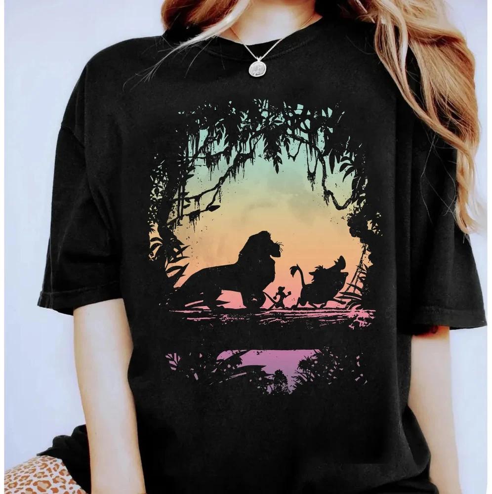 The Lion King Gradient Jungle TShirt Unisex 3 S