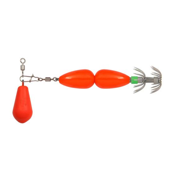 

9CM/27G крючок для ловли кальмаров с разноцветными бусинами, двухслойный вертлюжный крючок-зонтик, крючок для ловли каракатицы, рыболовный крючок для ловли в пресной и соленой воде