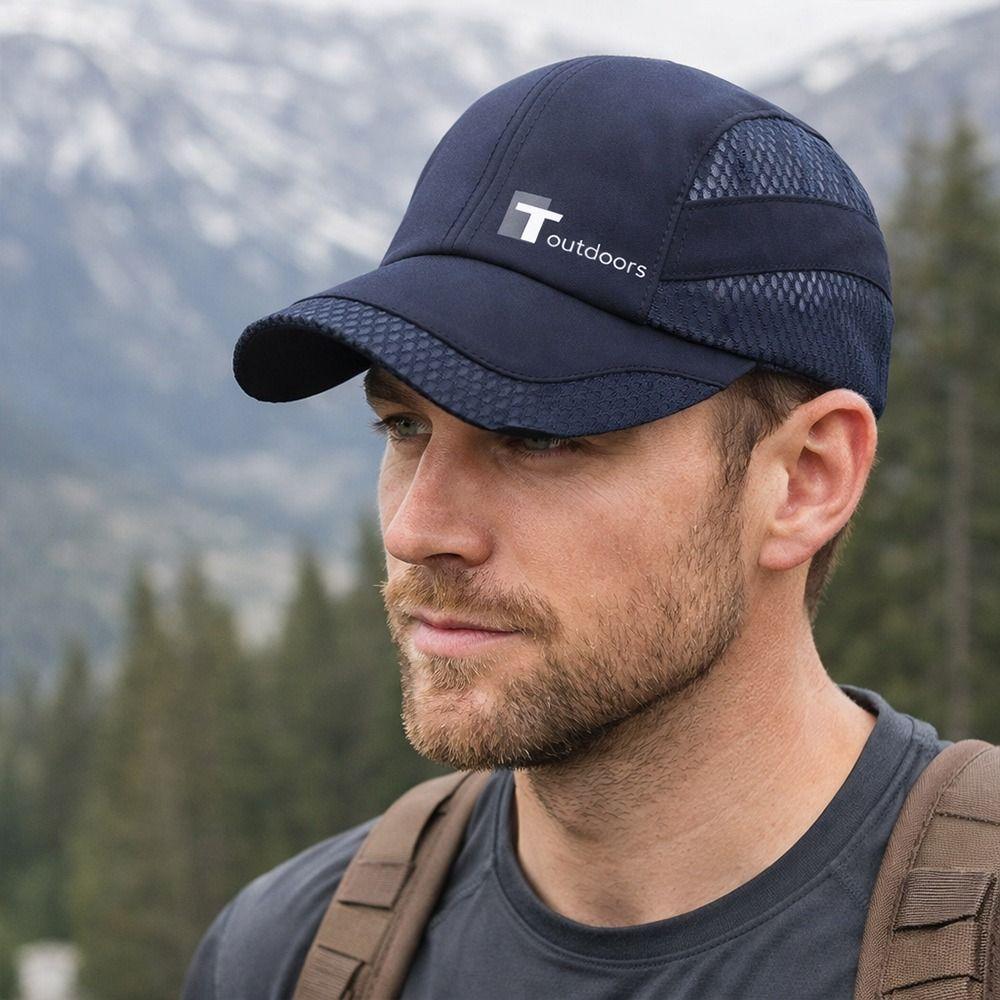 Adjustable Baseball Cap Quick-Dry Sunscreen Cap Portable Sun Hat Women Men