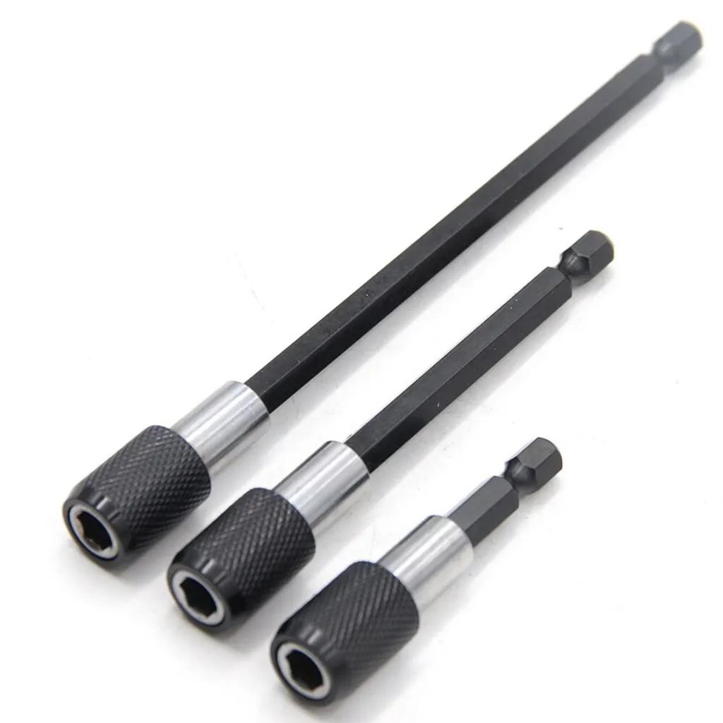 3Piece Quickly Release Screwdriver Extension Rod For Easy Operation Long Last Performances In Various Repair Tasks